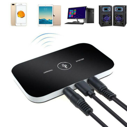 Bluetooth 5.0 Receiver 2 in 1 Audio Wireless Adapter for Car Stereo TV Speaker