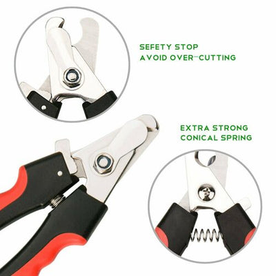 Pet Heavy Duty Nail Clipper Cutter Scissors Dog Cat Rabbit Toe Claw Paw Grooming