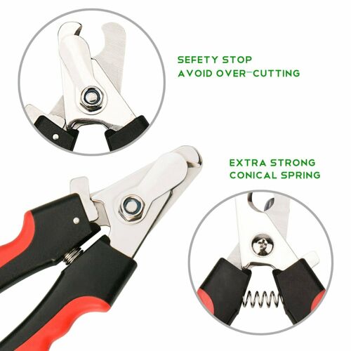 Pet Heavy Duty Nail Clipper Cutter Scissors Dog Cat Rabbit Toe Claw Paw Grooming