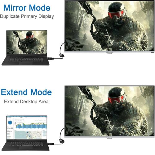 HDMI to VGA Adapter Video Cable Cord Converter 1080P For TV Monitor Computer PC