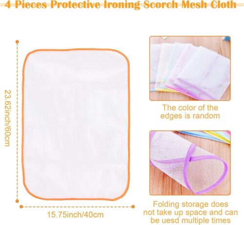 4X Heat Resistant Ironing Cloth Mesh Ironing Pad Cover Protective Board Mat Safe