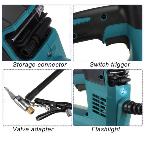 Cordless Air Compressor Tire Inflator Pump for Bicycle Car Tires Balls Vehicle