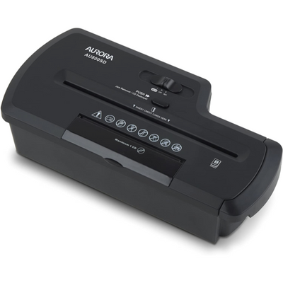 AU800SD Professional Strip Cut Paper Shredder CD Credit Card Shredder
