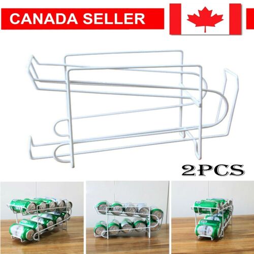 Double-layer Cans Storage Holders Racks Beverage Soda Coke Beer Can Dispenser
