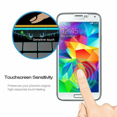 Premium Tempered Glass Screen Protector Cover for Samsung Galaxy S5 & S5 NEO