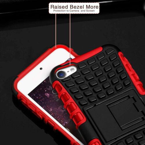 For iPod Touch 5 | 6 | 7 Case Dual Layer Hybrid Kickstand Cover 5th 6th 7th Gen