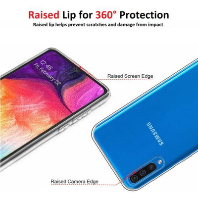 For Samsung Galaxy A70 A50 A30 A20 Case Clear Thin Soft TPU Silicone Back Cover