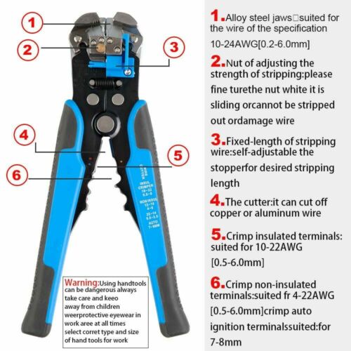 HS-D1 Flush Side Cutter Precision Shear Wire Snips Pliers Diagonal Mini Cut Edge