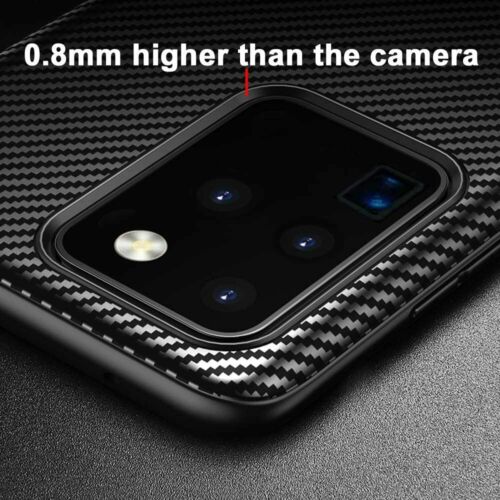 For Samsung Galaxy S20 Plus Ultra Case - Carbon Fiber Shockproof Soft Back Cover