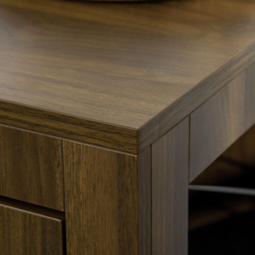 Wood Dog Crate Kennel End Table Furniture W/ Cushion for XS Dogs Indoor Walnut