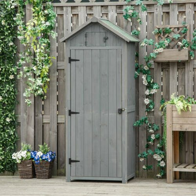 Garden Shed Storage House Water-resistant All-weather Cover -Grey