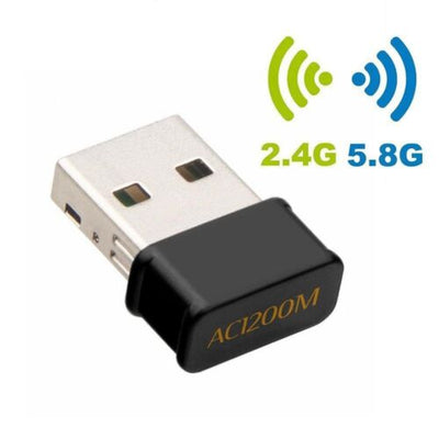 1200Mbps USB WiFi Adapter High Data Speed Dual Band Network Card For Windows OS