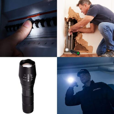 Torch Handheld Super Bright LED Rechargeable 2000LM Flashlight With 5 Modes