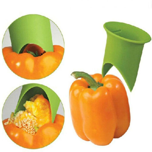 Pepper Corer Separator Twist Seed Bell for Jalapeno Pepper Chill Tomato Cucumber