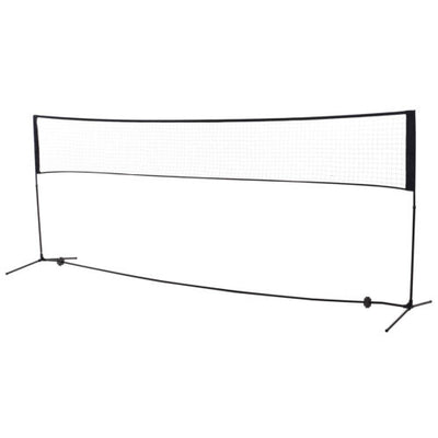 Badminton Tennis Net Set 13&quot; Adjustable Height Durable &amp; Portable w/ Carrying