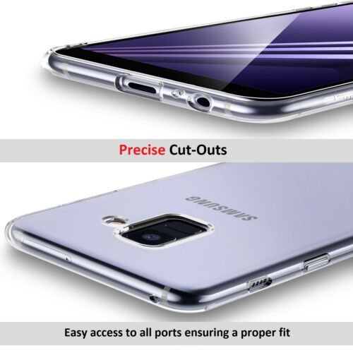 For Samsung Galaxy A8 2018 Case - Clear Thin TPU Transparent Back Cover