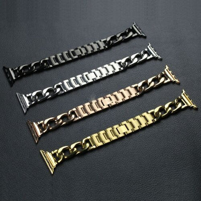 Stainless Steel Band Link Loop Strap For Apple Watch Series 6 SE 5 4 3 2 1