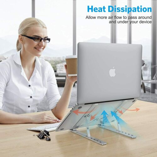 Adjustable Metal Portable Laptop Stand Holder Mount For Macbook iPad Laptop
