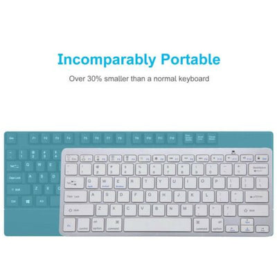 Slim Bluetooth Wireless 3.0 Keyboard for PC Windows Laptop Apple Mac iPad Tablet