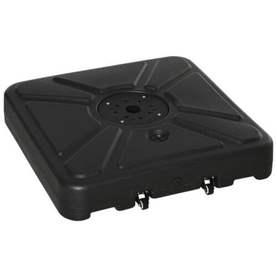 Cantilever Offset Umbrella Base Stand Fillable Umbrella Holder w/ Wheels, Black