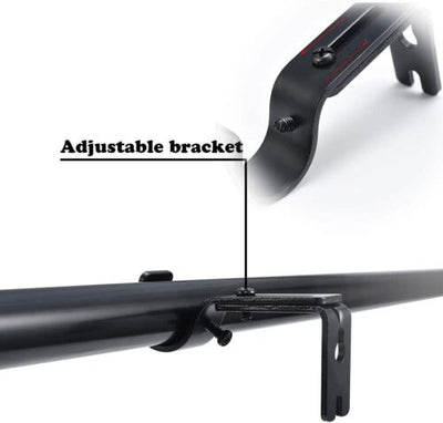 3PCS Bracket Hang Curtain Rod Holders Single Hook Tap Right Window Frame Rod CA