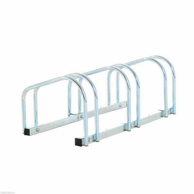 Bike Parking Stand Floor Wall Mount  Storage Locking Rack Holder Outdoor Steel