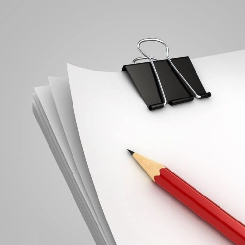 100x 4 in 1 clip box T Push Binder Clips set for School Office Supplies kit set