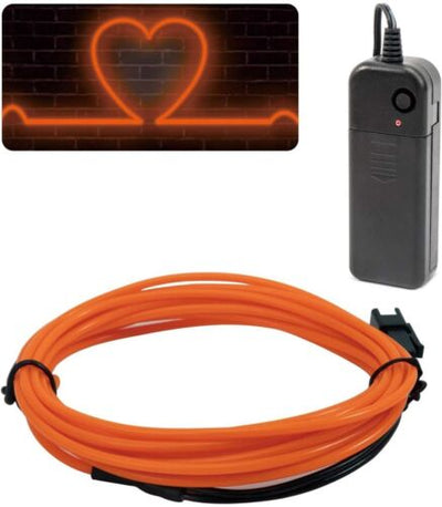 5M EL Wire Flexible LED Neon Strip Rope Light For Garden Car Party Decoration CA