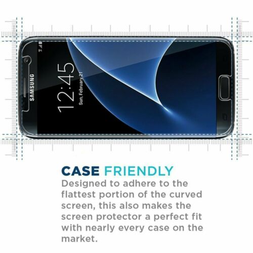 Premium Tempered Glass Screen Protector Cover for Samsung Galaxy S7
