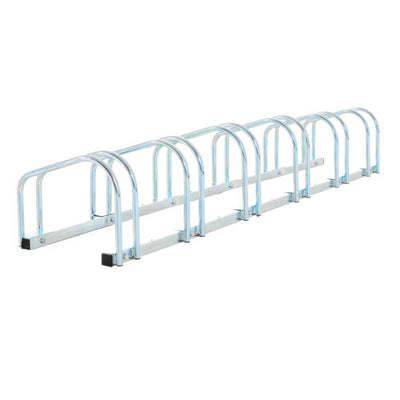 Bike Parking Stand Floor Wall Mount  Storage Locking Rack Holder Outdoor Steel