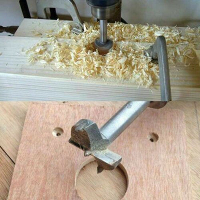 Forstner Bit Set Boring Hole Woodworking Drill Bit Saw Cutter Wood Tools