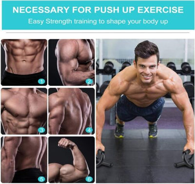 1 PAIR Push Up Bars Press Handles Fitness Train Gym Muscle Exercise Pushup Stand