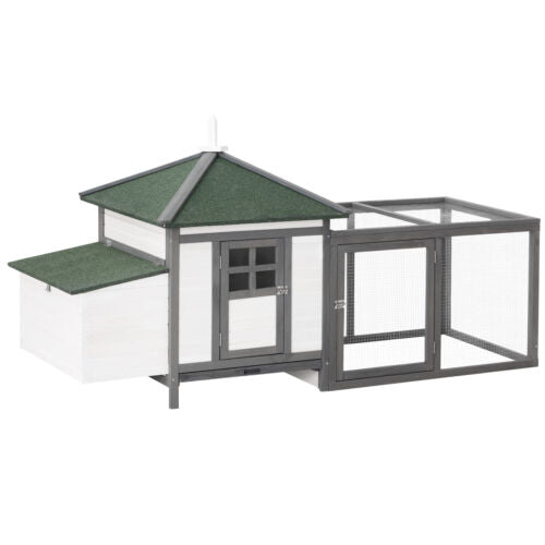 Cute Chicken Coop with Cottage Design, Poultry Cage /w Safe Environmental Paint 799932992353
