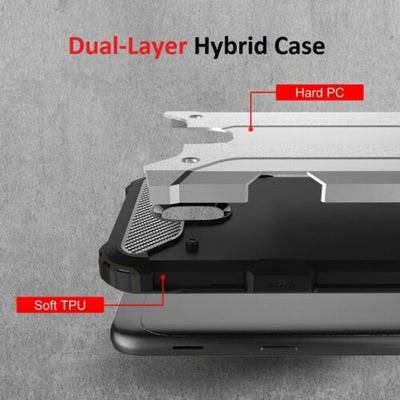 For Samsung Galaxy J3 2018 Case - Shockproof Heavy Duty Hybrid Hard Armor Cover