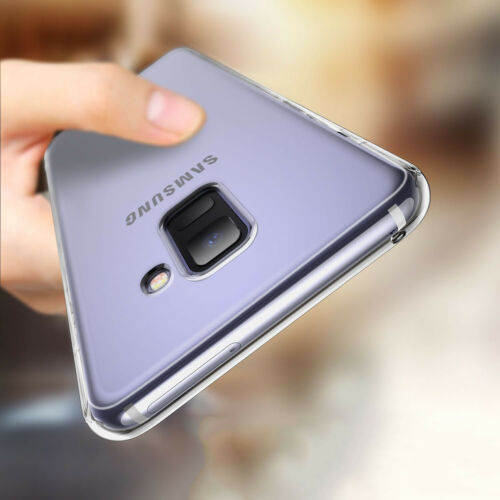 For Samsung Galaxy A8 2018 Case - Clear Thin TPU Transparent Back Cover