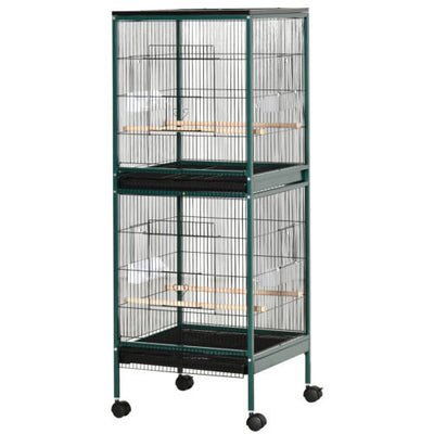 Large Bird Cage with 1.7 ft. Width, Bird Aviary Indoor with Multi-Door Design 196393257432