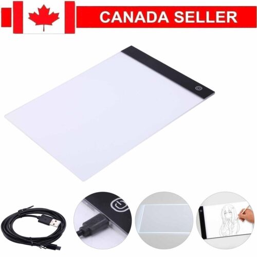 A4 LED Drawing Tracing Table Display Light Box Pad Artist Stencil Board Tattoo