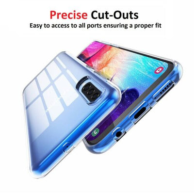For Samsung Galaxy A70 A50 A30 A20 Case Clear Thin Soft TPU Silicone Back Cover