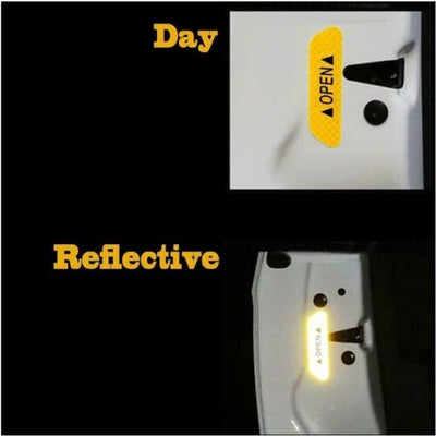 title" content="4PCS Car Door Stickers Universal Tape Safety Warning Mark Auto Driving Safety"