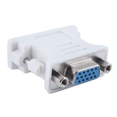 For PC Laptop DVI-D 24+1 Pin Dual Link Male to VGA 15 Pins Females Plug Adapter