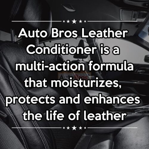 Leather Cleaner Conditioner &amp; Microfiber Cloth Sponge Kit For Multi-Purpose CA