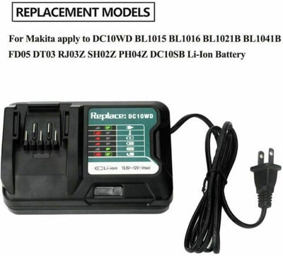 DC10WD BL1015 Battery Charger Replace for MAKITA 10.8V 12V BL1016 BL1021B BL1041