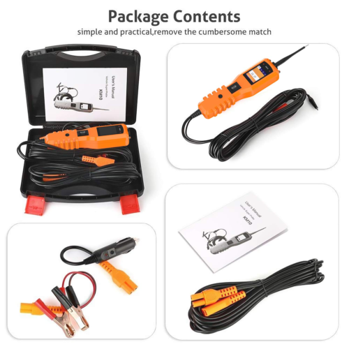 Kzyee KM10 Power Circuit Probe Kit Automotive Circuit Tester