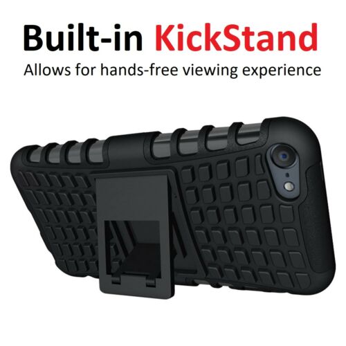 For iPod Touch 5 | 6 | 7 Case Dual Layer Hybrid Kickstand Cover 5th 6th 7th Gen