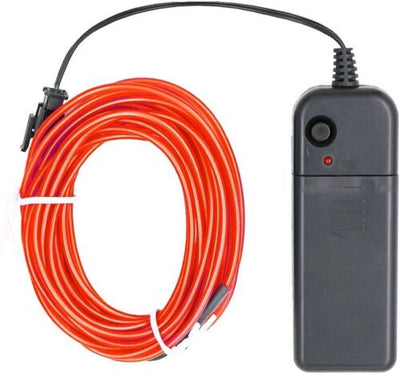 5M EL Wire Flexible LED Neon Strip Rope Light For Garden Car Party Decoration CA