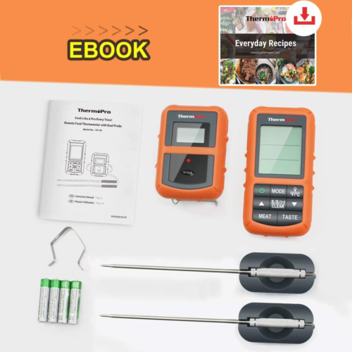 ThermoPro TP20 Wireless Remote Digital Meat Thermometer Cooking Food