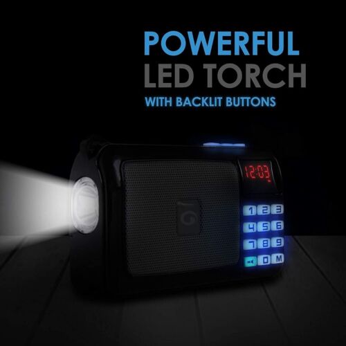 Portable Digital Radio Speaker Mini FM Radio USB TF MP3 Music Player Telescopic