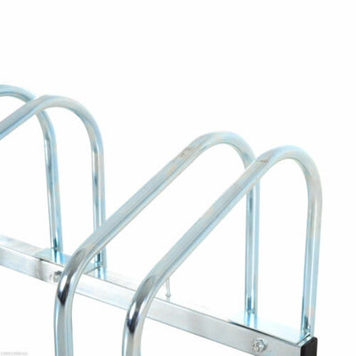 Bike Parking Stand Floor Wall Mount  Storage Locking Rack Holder Outdoor Steel