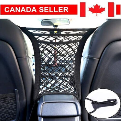 Elastic Net Pocket Bag 3 Layer Between Car Seat Organizer Storage Mesh Holder