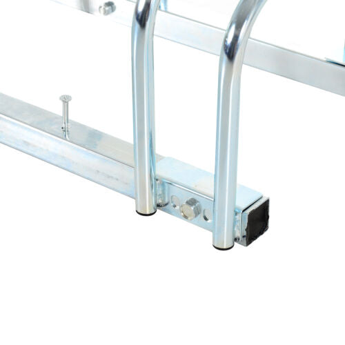 Bike Parking Stand Floor Wall Mount  Storage Locking Rack Holder Outdoor Steel
